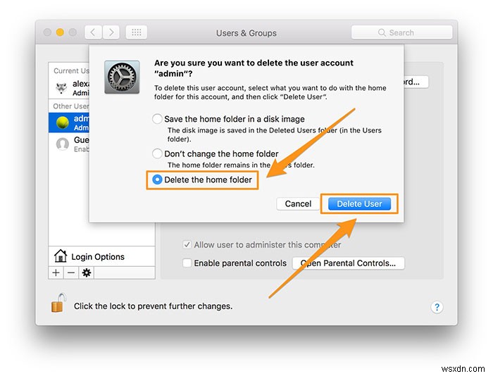 macOS पर अपने होम फ़ोल्डर का नाम कैसे बदलें