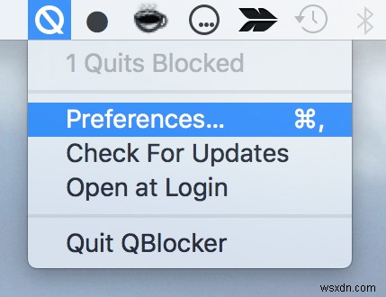 QBlocker आपको ऐप्स को गलती से छोड़ने से रोकने में मदद करता है