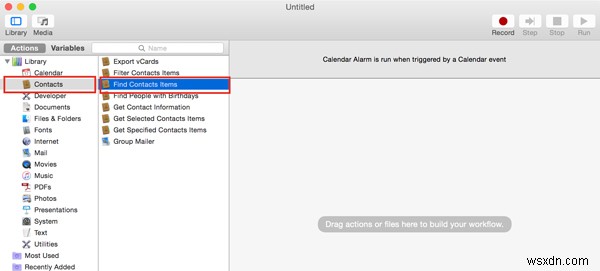 OS X में Automator का उपयोग करके संपर्कों को स्वचालित रूप से बैकअप कैसे करें