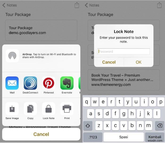 Apple Notes को टच आईडी और पासवर्ड से कैसे लॉक करें