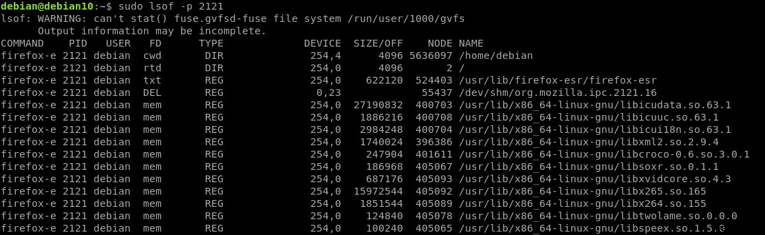 Linux में खुली फ़ाइलों को सूचीबद्ध करने के लिए lsof कमांड का उपयोग कैसे करें