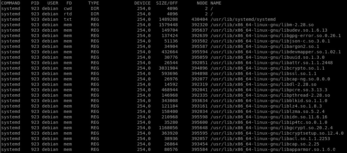 Linux में खुली फ़ाइलों को सूचीबद्ध करने के लिए lsof कमांड का उपयोग कैसे करें
