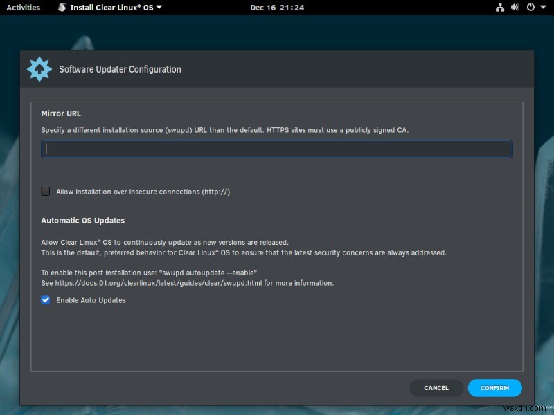 Clear Linux समीक्षा: Linux डिस्ट्रोस की McLaren