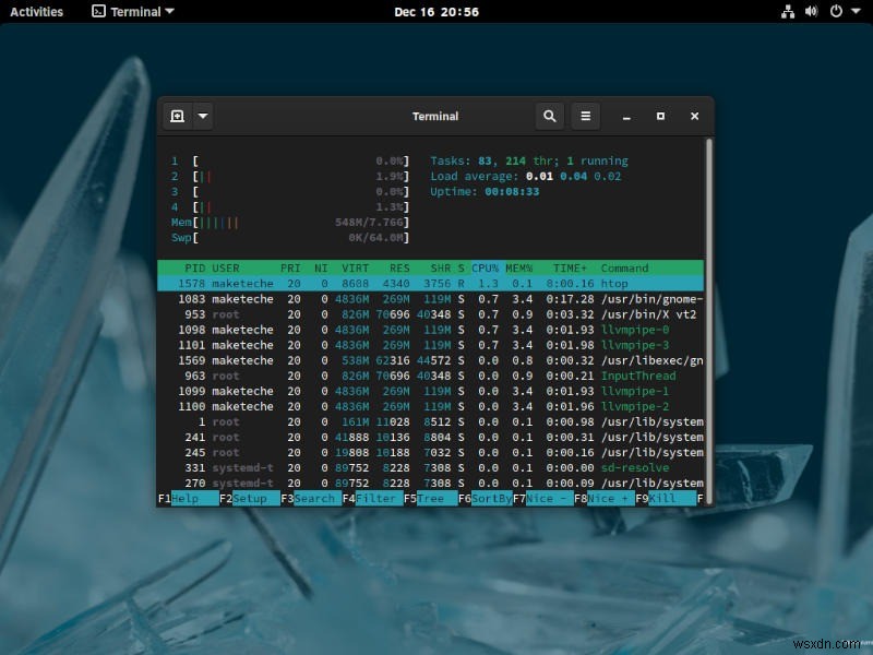 Clear Linux समीक्षा: Linux डिस्ट्रोस की McLaren