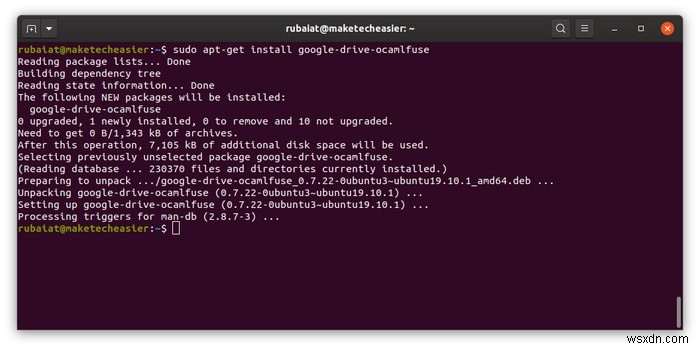 Linux पर Google Drive पर फाइलों का बैकअप कैसे लें