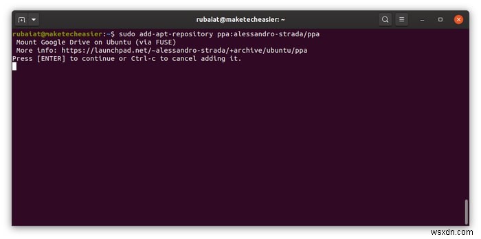 Linux पर Google Drive पर फाइलों का बैकअप कैसे लें