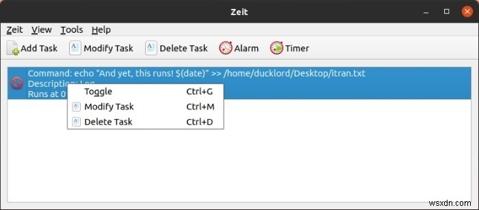 Zeit के साथ Linux में क्रॉन जॉब आसानी से कैसे बनाएं