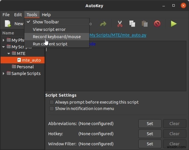 Autokey: लिनक्स में अपने खुद के कीबोर्ड शॉर्टकट बनाएं