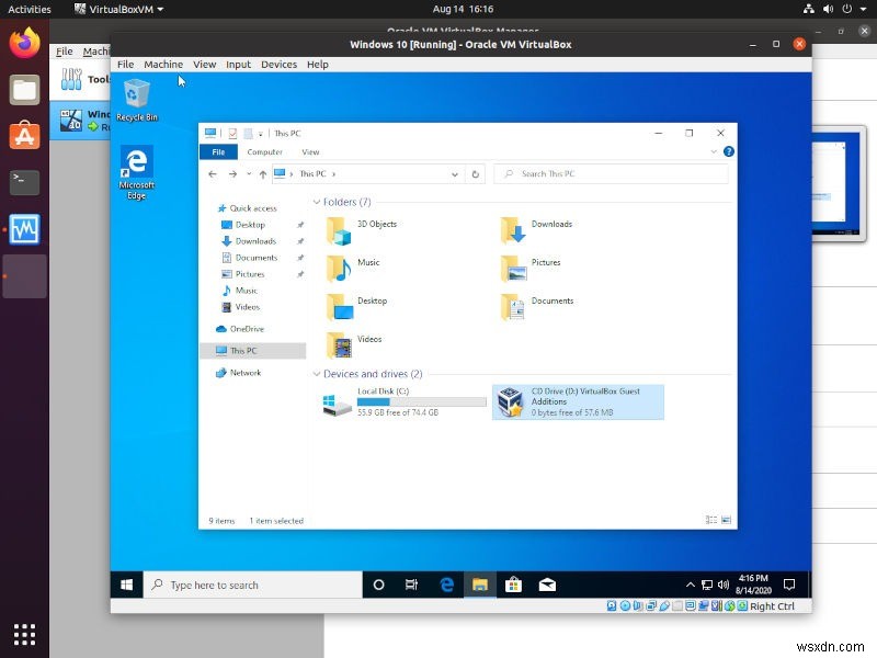 लिनक्स में VirtualBox में Windows कैसे इंस्टॉल करें