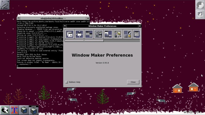 Window Maker के साथ NeXTSTEP ऑपरेटिंग सिस्टम को फिर से जिएं