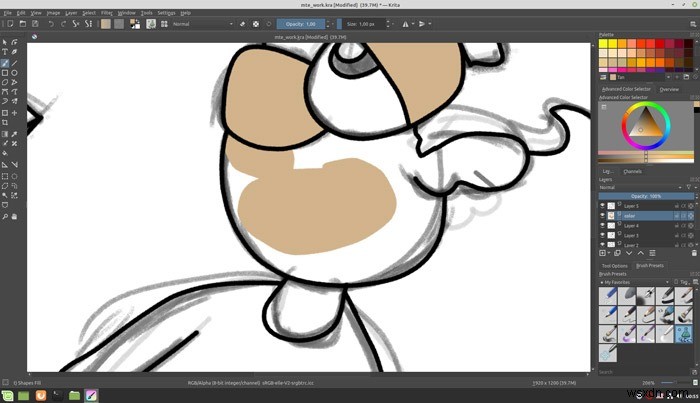 Krita में प्रो की तरह स्केच कैसे करें