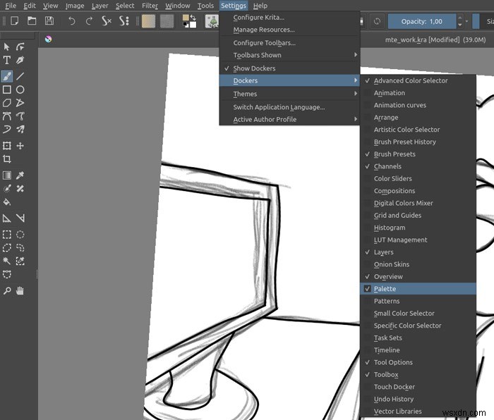 Krita में प्रो की तरह स्केच कैसे करें