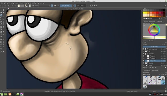 Krita में प्रो की तरह स्केच कैसे करें
