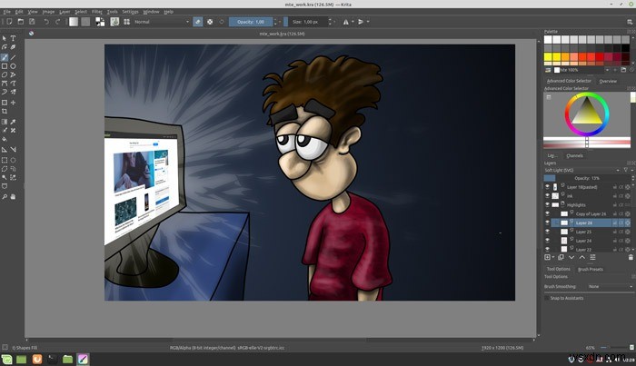 Krita में प्रो की तरह स्केच कैसे करें
