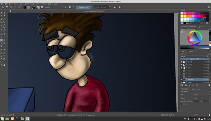 Krita में प्रो की तरह स्केच कैसे करें
