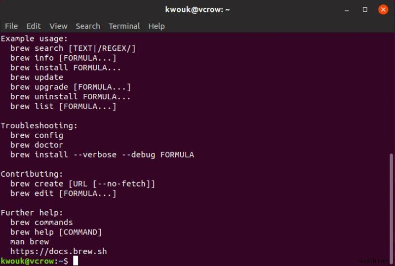 Linux और Windows पर सॉफ़्टवेयर इंस्टॉल करने के लिए Homebrew का उपयोग कैसे करें