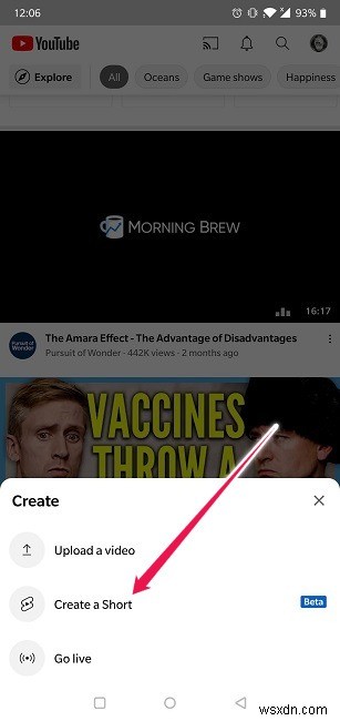 एंड्रॉयड और iOS के लिए यूट्यूब से शॉर्ट्स कैसे बनाएं