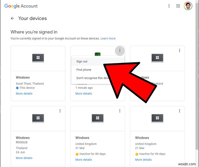 Android और Desktop पर Google से साइन आउट कैसे करें