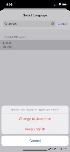 किसी एक iPhone ऐप में भाषा कैसे बदलें