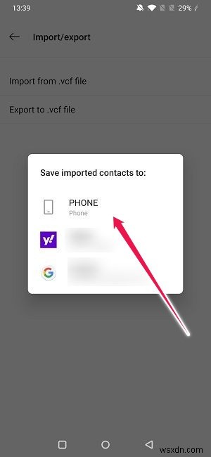 Android डिवाइस पर कॉन्टैक्ट्स इम्पोर्ट और एक्सपोर्ट कैसे करें