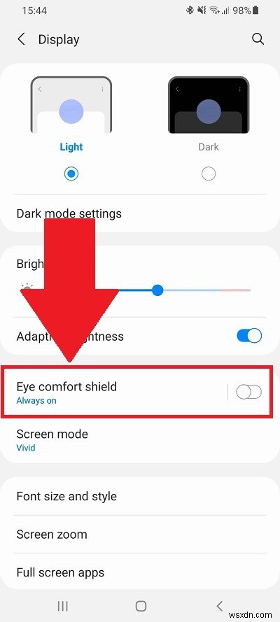 Android डिवाइस पर ब्लू लाइट फिल्टर शेड्यूल कैसे करें