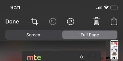 iOS में वेबसाइटों के फुल पेज स्क्रीनशॉट कैसे लें