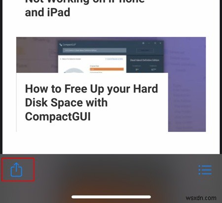 iOS में वेबसाइटों के फुल पेज स्क्रीनशॉट कैसे लें
