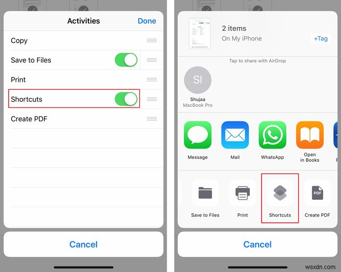 iOS में एकाधिक PDF फ़ाइलों को कैसे संयोजित करें
