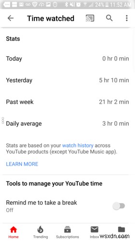 YouTube के डिजिटल वेलबीइंग टूल का उपयोग करके स्क्रीन टाइम कैसे मॉनिटर करें