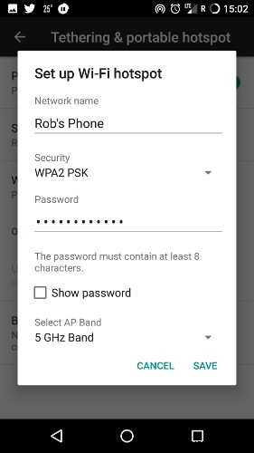 अपने फोन को WiFi हॉटस्पॉट के रूप में कैसे उपयोग करें