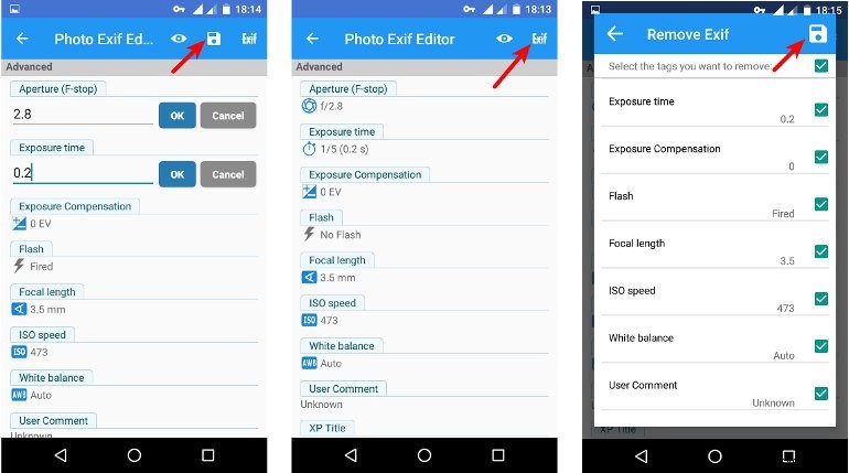 एंड्रॉइड पर फोटो से EXIF मेटाडेटा कैसे हटाएं