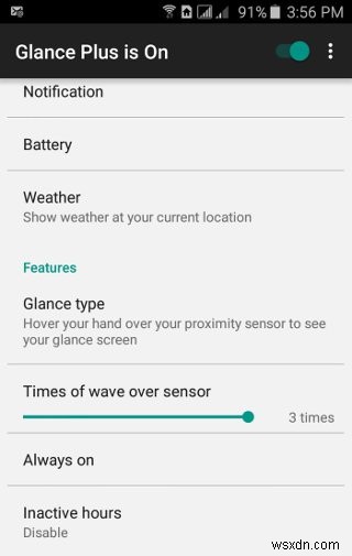 फोन को छुए बिना अपनी स्क्रीन पर बुनियादी जानकारी एक्सेस करें [Android]