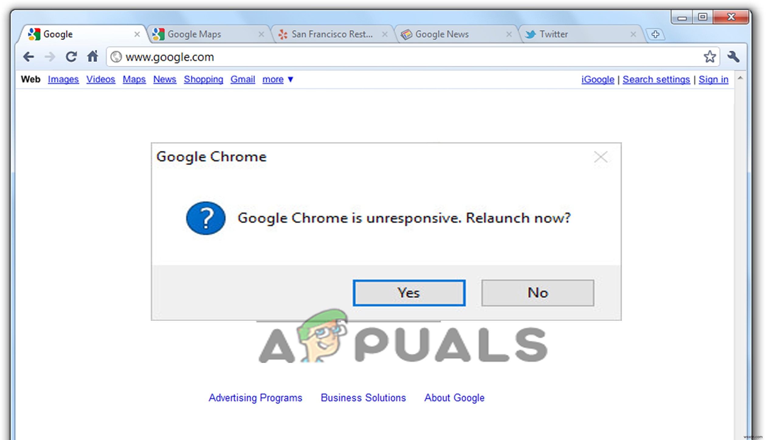  Google Chrome अनुत्तरदायी है  त्रुटि कैसे ठीक करें?