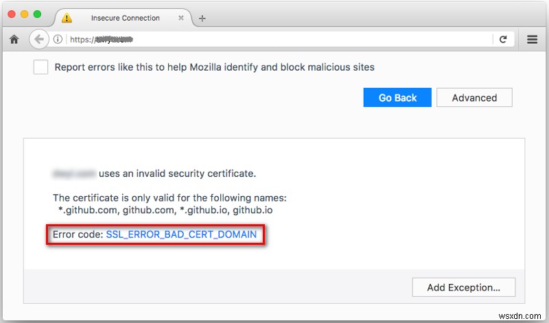 समाधान: SSL_ERROR_BAD_CERT_DOMAIN त्रुटि ठीक करें