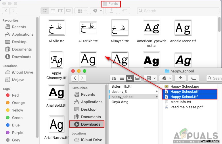 macOS पर फॉन्ट कैसे इंस्टॉल करें
