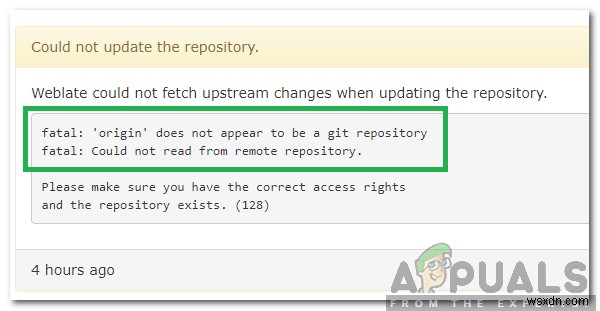  Fatal: Origin does not appear to be a Git Repository  त्रुटि कैसे ठीक करें