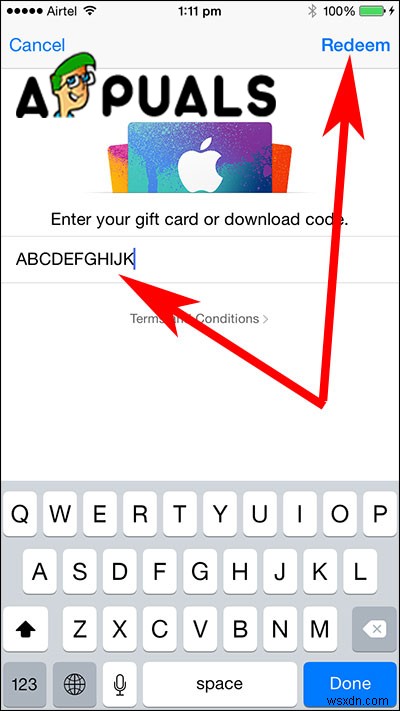 iTunes गिफ्ट कार्ड का उपयोग कैसे करें