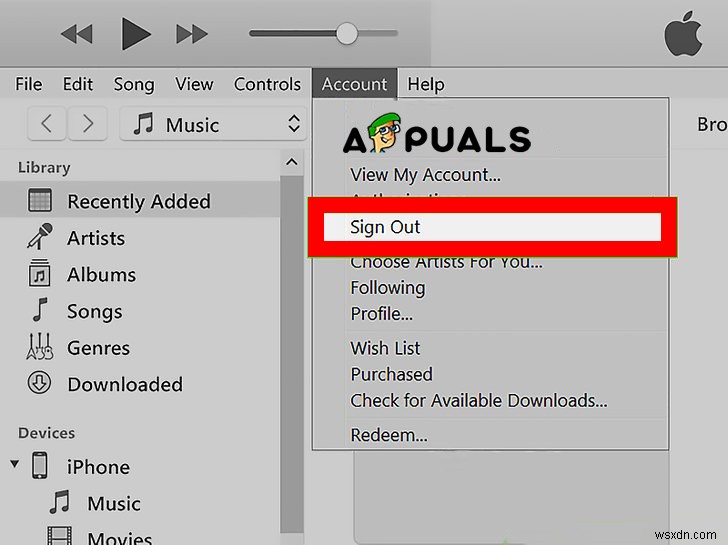 फिक्स:  इस समय iTunes Store खरीदारी प्रोसेस नहीं कर पा रहा 