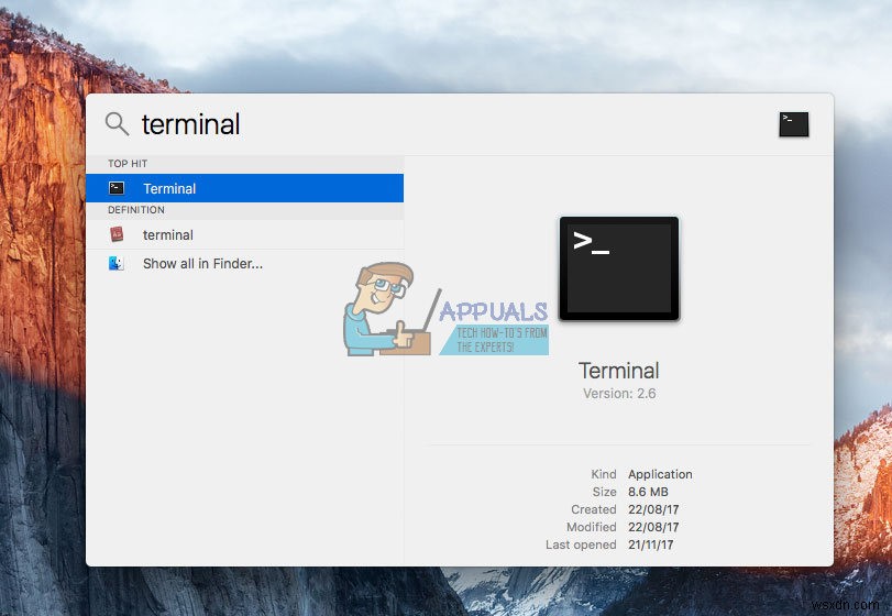 फिक्स:  कनेक्ट करने के लिए कोई वैलिड पीअर प्रोसेस नहीं मिला  MacOS पर