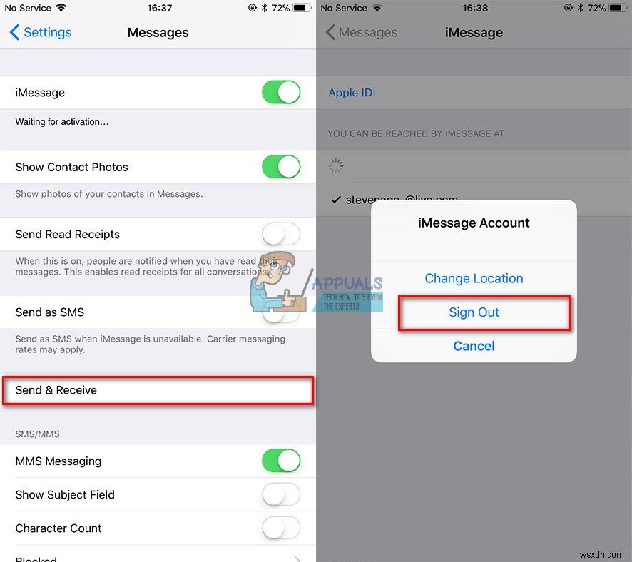 समाधान: iMessage या FaceTime  सक्रियण की प्रतीक्षा  समस्या