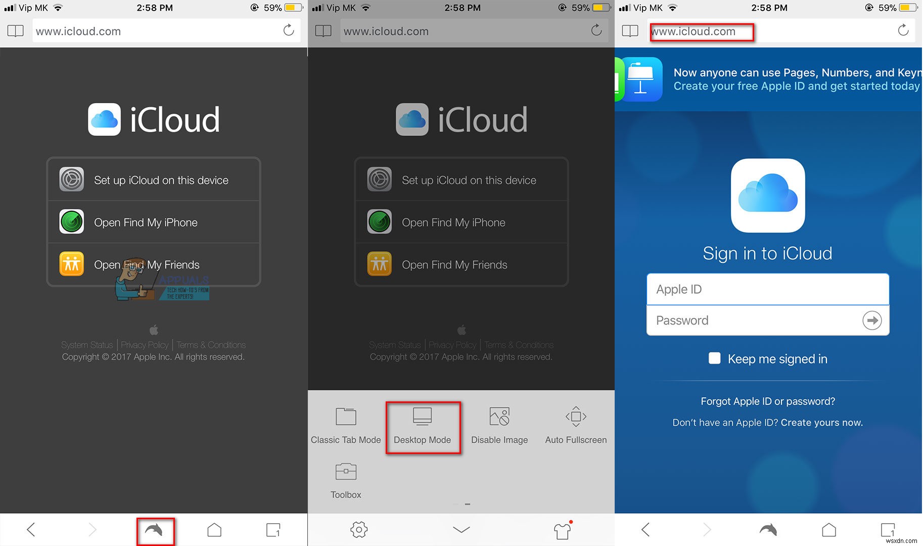 iPhone या iPad का उपयोग करके iCloud.com में कैसे लॉगिन करें