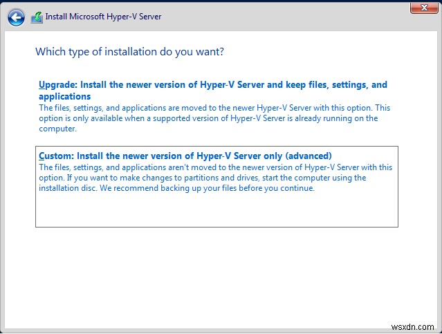 Hyper-V 2019 सर्वर कोर कैसे इंस्टॉल करें?