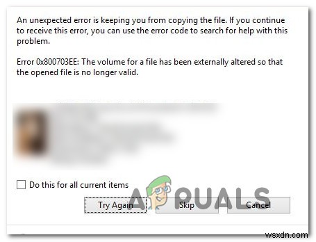 एक्सटर्नल स्टोरेज के साथ 0x800703EE एरर को कैसे ठीक करें