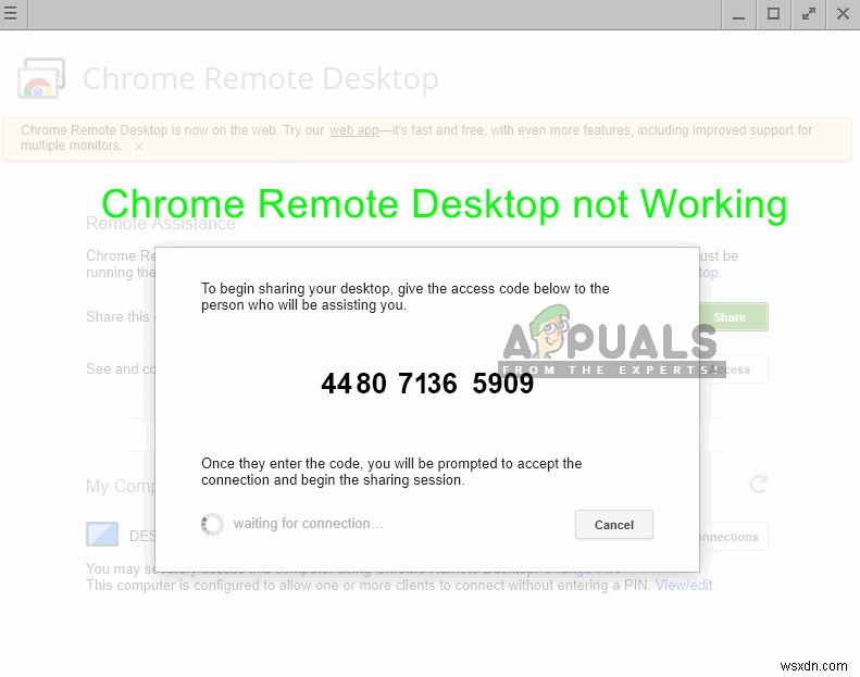 समाधान: Chrome Remote Desktop काम नहीं कर रहा