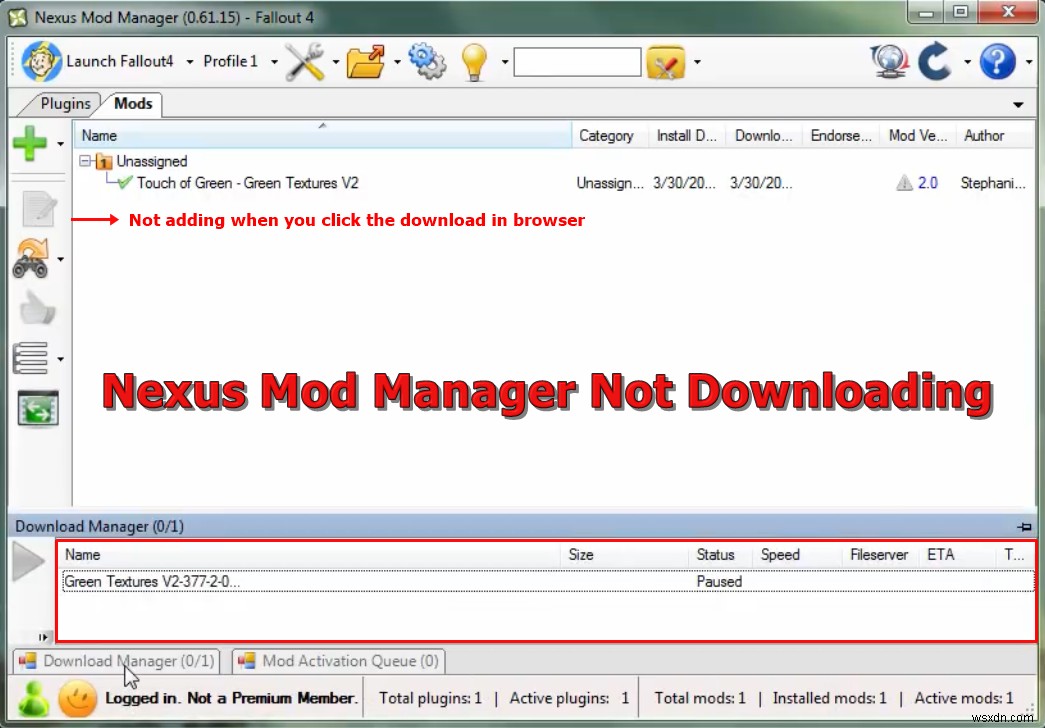 फिक्स: Nexus Mod Manager डाउनलोड नहीं कर रहा