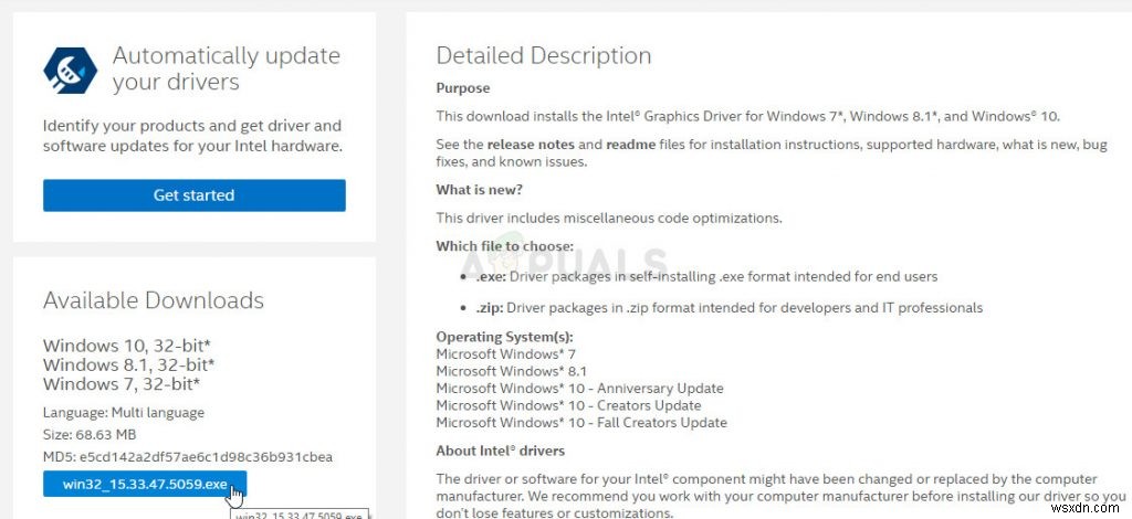 फिक्स: GfxUI ने काम करना बंद कर दिया
