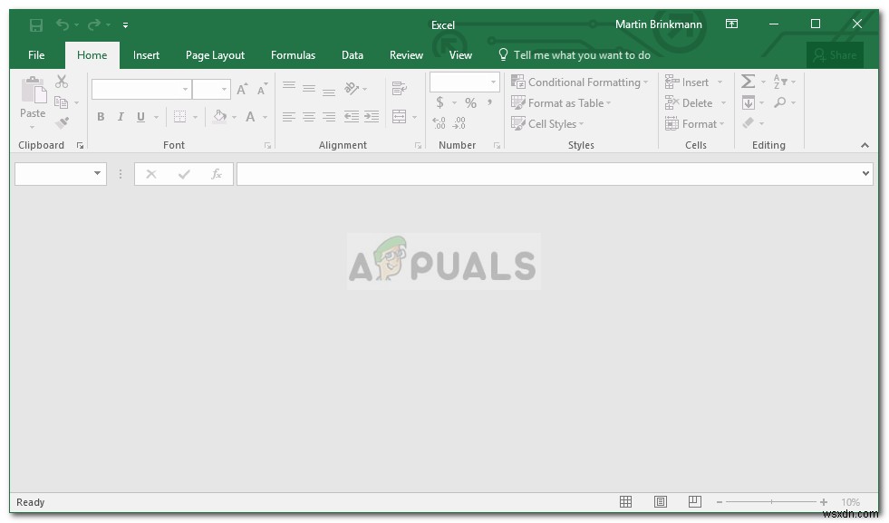 फिक्स: विंडोज 10 पर Microsoft Excel 2016 ब्लैंक खुलता है