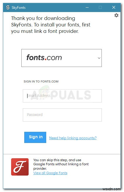 Windows पर SkyFonts के साथ फ़ॉन्ट्स कैसे इंस्टॉल करें