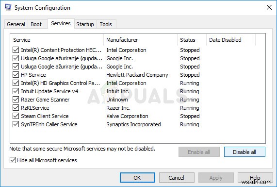 Explorer.exe त्रुटि सिस्टम कॉल विफल का समाधान