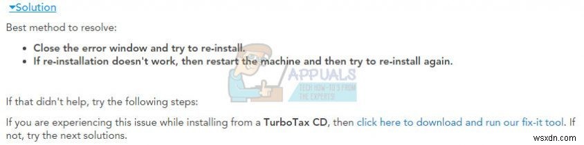 समाधान: TurboTax एरर कोड 65535 अप्रत्याशित त्रुटि